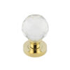 PVD Faceted Mortice Knob 