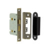 63mm AB bathroom lock square forend