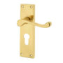 153x41mm PB Euro scroll lever lock