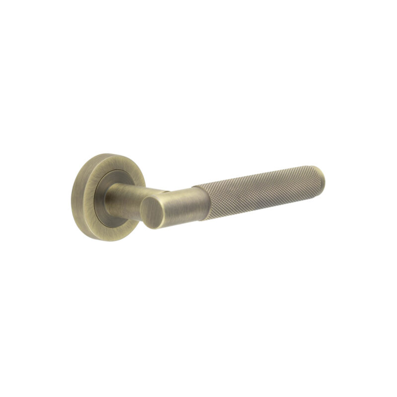 Bari AB T Bar Knurled Lever on Rose 11 Bari AB T Bar Knurled Lever on Rose