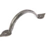 130x34mm Tear cabinet handle Patina pewter finish