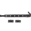 243x15x6mm Bulb end casement stay Black finish