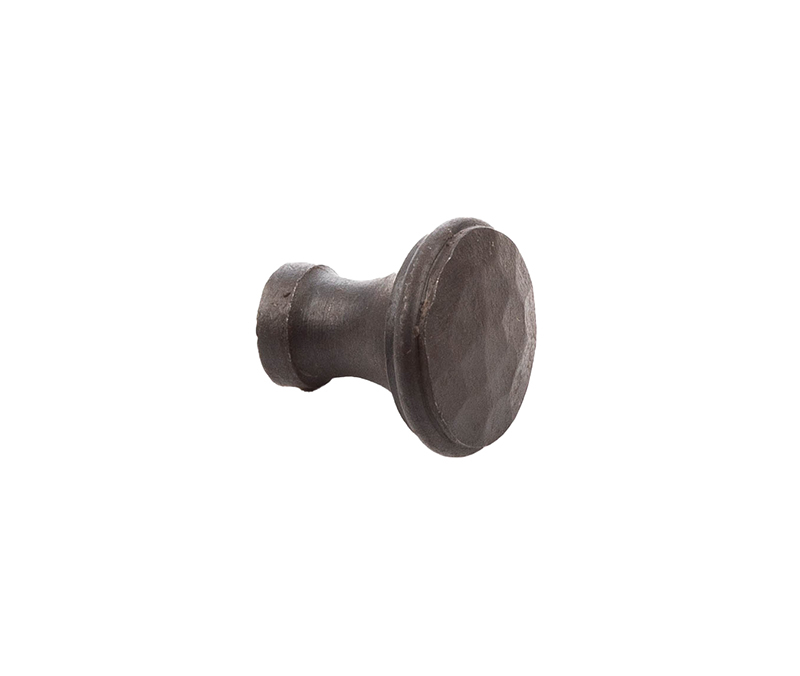 20mm Hammered Cabinet Knob Beeswax Finish