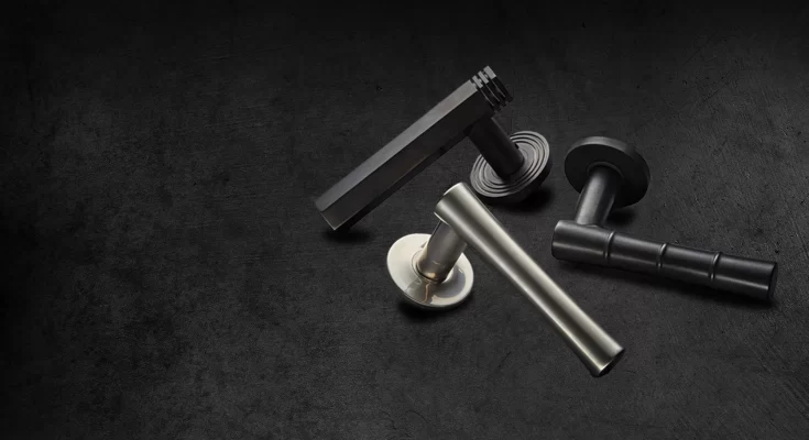 Black door handles