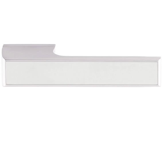 Atlantic Tupai Versaline Tobar Designer Door Handles On Rectangular Rose, Bright Polished Chrome – T3089lpc Polished Chrome Without Decorative Plate