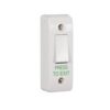 Narrow Exit Button c/w Surface Box, "PRESS TO EXIT"