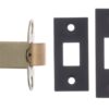 Atlantic Heavy Duty Bolt Through Tubular Latch 4" - Matt Black