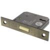 Atlantic 3 Lever Key Deadlock [CE] 2.5" - Matt Antique Brass