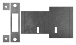 Atlantic Deadlock - 3LK Intumescent Lock Kit FD30 0.8mm