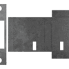Atlantic Deadlock - 3LK Intumescent Lock Kit FD60 1mm