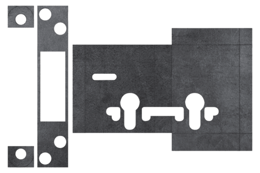 Atlantic Deadlock - Euro & 5LK Intumescent Lock Kit FD60 1mm