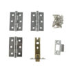 Atlantic Latch Pack [CE] 3" (Latch x1) + 3"x2" (Hinge x3) - Satin Chrome