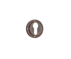 Burlington Euro Profile Escutcheons Square Plain Rose Black
