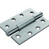 Carlisle Brass H3N1207/14SSS Ce14 100 X 75 X 3mm Concealed Bearing Triple Knuckle Hinge  Square  Pair