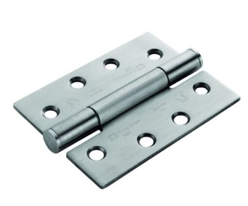 Carlisle Brass H3N1207/14SSS Ce14 100 X 75 X 3mm Concealed Bearing Triple Knuckle Hinge  Square  Pair