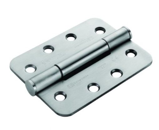 Carlisle Brass H3N1207/14SSS/R Ce14 100 X 75 X 3mm Concealed Bearing Triple Knuckle Hinge  Radius  Pair