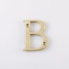 Carlisle Brass NB Letter Face Fix (B) Polished Brass