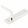 Mayfair Door Handle Din Euro Backplate Antique Brass