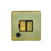 Eurolite Abswffob 13Amp Switched Fuse Spur Flex Outlet Flat Concealed Antique Plate Matching Rocker