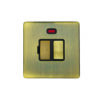 Eurolite Abswfnb 13Amp Switched Fuse Spur With Neon Flat Concealed Antique Plate Matching Rocker