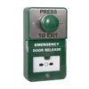 Zoo Hardware Dual Unit - Combined Emergency Door Release and Large Green "Press to Exit" Button DU-GB/PTE