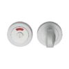 CARLISLE BRASS - AQ11SC TURN & RELEASE WITH INDICATOR ON CONCEALED FIX ROUND ROSE (4.9 X 67MM SPINDLE)