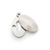 Alexander And Wilks Std Profile Oval Christoph Escutcheon Polished Nickel AW385-PN