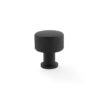 Alexander And Wilks Lucia Knurled Cabinet Knob 29mm Matt Black AW807K-29-BL