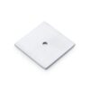 Alexander And Wilks Bullion Square Backplate - 45Mm AW894-45-SC Satin Chrome