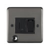 Eurolite Stainless steel Switched Fuse Spur - Black Nickel