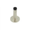 Burlington Knurled Wall Mounted Doorstops Reeded Rose Polished Nickel