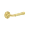 Highgate Door Handles Knurled Rose Satin Brass