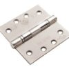 CARLISLE BRASS - CEN1443-13BSS 102MM X 102MM X 3MM BALL BEARING HINGE - GRADE 13 - ( 316 STAINLESS STEEL)