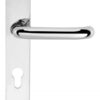 CleanTouch Anti-Bac RTD Safety Lever on Round Euro Backplate - Polished Chrome