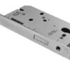 CARLISLE BRASS - DLE0055EPSSS-R DIN EURO DEADLOCK 55MM - CONTRACT - RADIUS