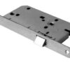 CARLISLE BRASS - DLE0055LSSS-R DIN LATCH 55MM - CONTRACT - RADIUS