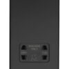 Eurolite Ecmbshsb 2 Gang Shaver Socket 230/115V Flat Concealed Matt Black Plate Black Interior