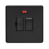 Eurolite Ecmbswfnb 13Amp Switched Fuse Spur With Neon Flat Concealed Matt Black Plate Black Rocker