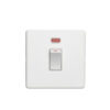 Eurolite Ecw20Adpswnw 1 Gang 20Amp Dp Switch With Neon Flat Concealed White Plate White Rocker