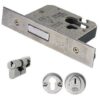 CARLISLE BRASS - EDB5030-CT-SSS EURO PROFILE BS8621 CYLINDER/TURN DEADLOCK (COMPLETE)