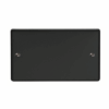 Eurolite Efmb2Bmbb Double Blank Plate Matt Black Flatplate Range