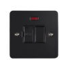 Eurolite Efmbswffombb 13Amp Dp Switched Fuse Spur With Flex Outlet Matt Black Black Trim