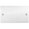 Eurolite Sss2B Double Blank Round Edge Satin Stainless Steel Plate