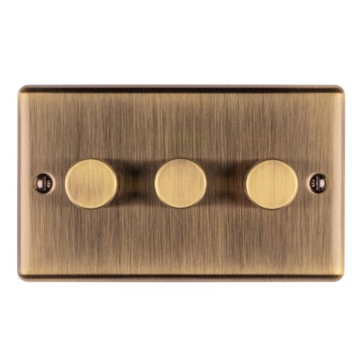 Eurolite Enhance Decorative 3 Gang Dimmer - Antique