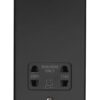 Eurolite Enshsmbb 2 Gang Shaver Socket 230/115V Matt Black Enhance Range Black Trim