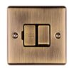 Eurolite Enswfabb 13Amp Dp Switched Fuse Spur Antiqueenhance Range Black Trim