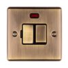 Eurolite Enswfnabb 13Amp Dp Switched Fuse Spur With Neon Antiqueenhance Range Black Trim