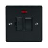 Eurolite Enswfnmbb 13Amp Dp Switched Fuse Spur With Neon Matt Black Enhance Range Black Trim