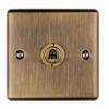 Eurolite Ent1Swabb 1 Gang Toggle Switch Antique Enhance Range