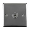 Eurolite Ent1Swbn 1 Gang 10Amp 2Way Toggle Switch Black Nickel Enhance Range